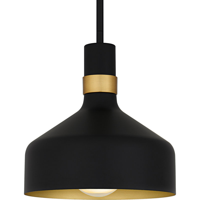 Arbor 1-Light Mini Pendant, Matte Black