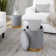 Callum Velvet Ottoman