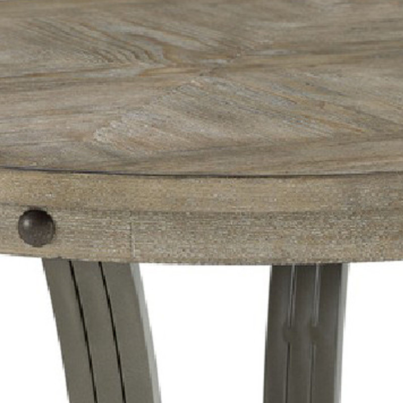 Table de bout Roni Archstone, Plateau gris / base grise