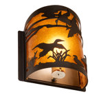 1 - Light Flush Mounted Sconce