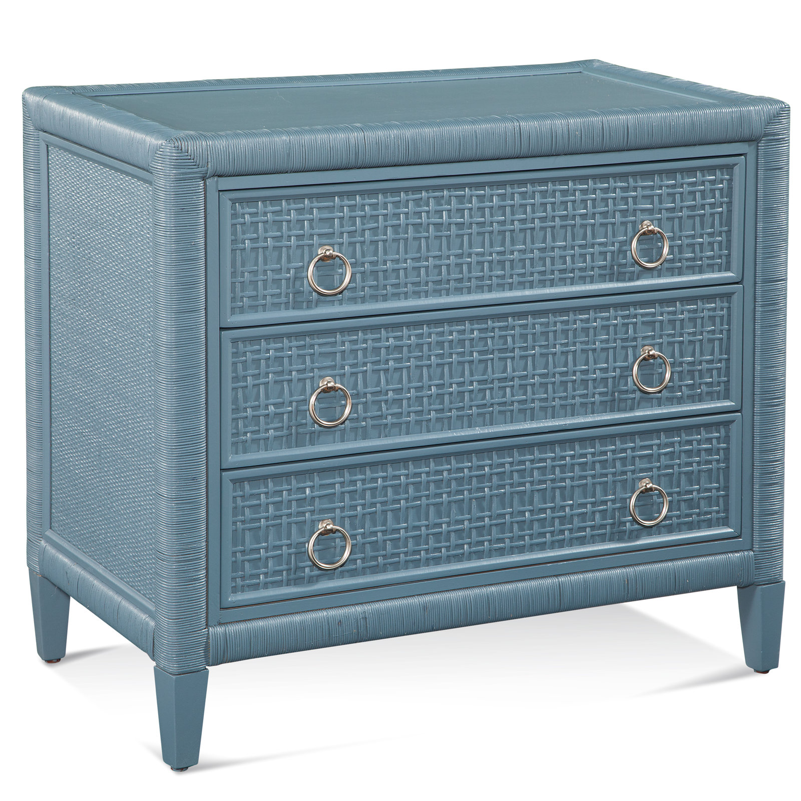 Monterey 3 Drawer 36" W Dresser, No, Satin Nickel, Pacific