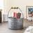 4-Slot Galvanized Metal Flatware Caddy