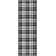 Tapis noir à tissage plat Kehr
