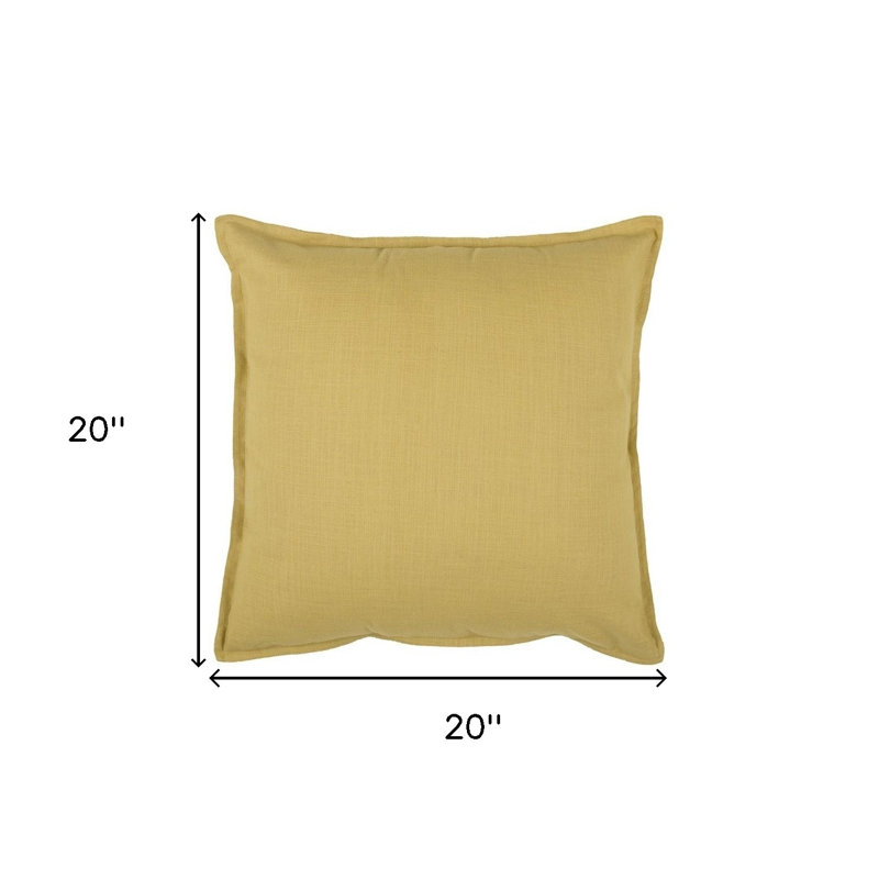 20" Hot Pink Cotton Throw Pillow, Tan