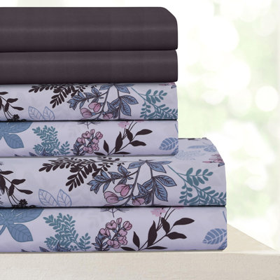 Ella Egyptian Cotton Floral Sheet Set