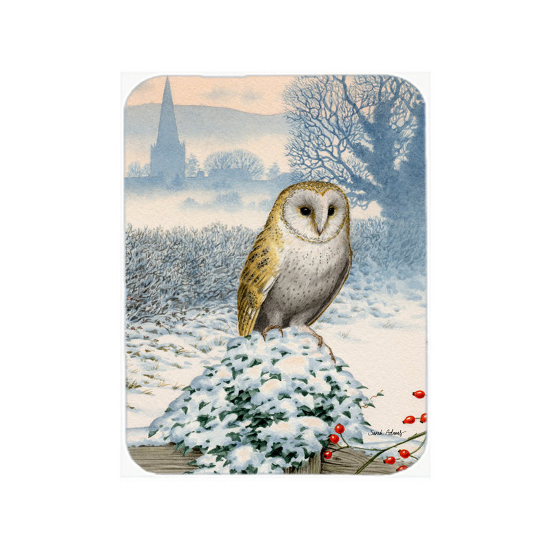 Planche à découper en verre trésors caroline Barn Owl