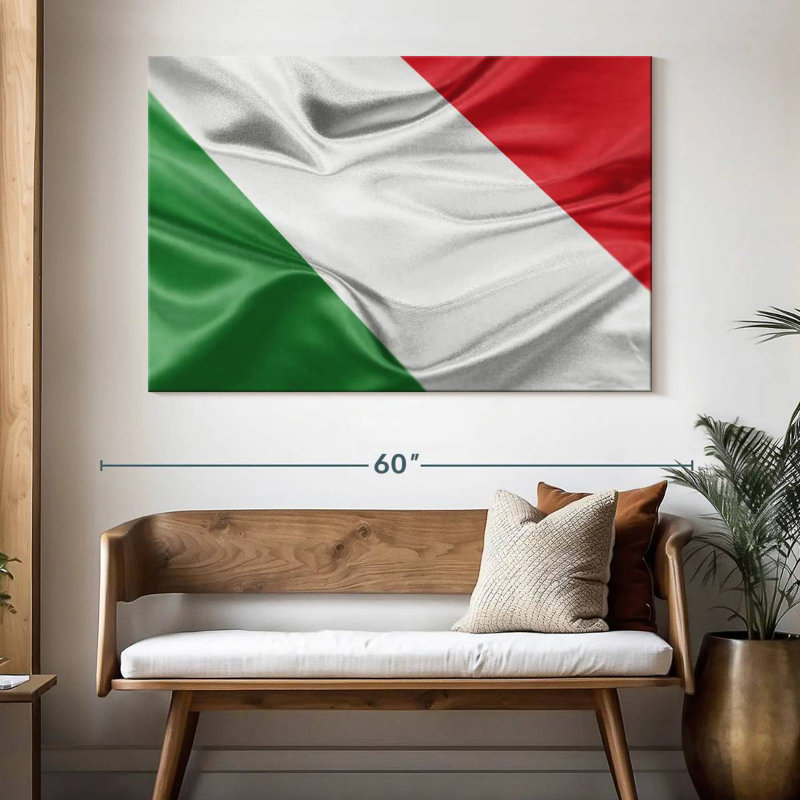 Drapeau italien Borges, H 34 po x l 51 po