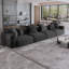 Canapé modulaire rembourré en tissu de velours côtelé 4 pièces Ol livraison Nedek-113950942