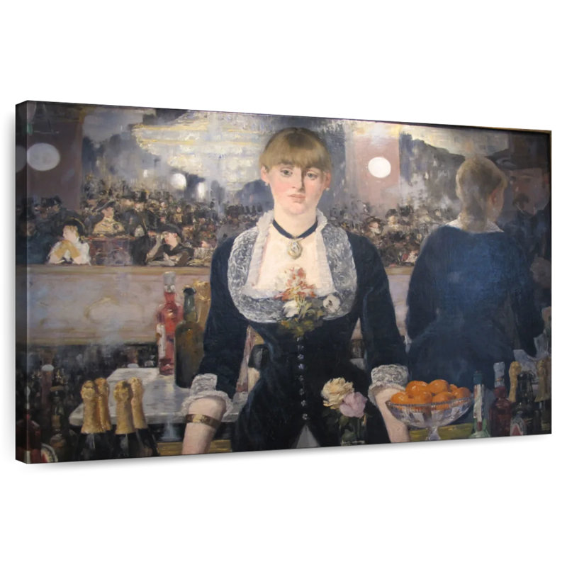 Leisha A Bar At The Folies Bergere, 8" H x 12" W