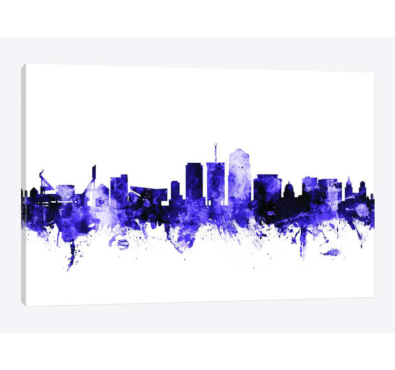 « tucson, arizona horizon » par michael tompsett, impression sur toile tendue, H 8 po x l 12 po x P 0,75 po, Toile tendue