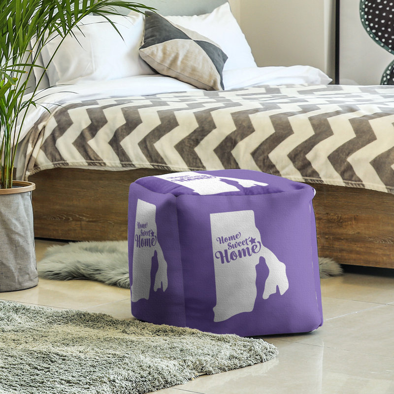 Repose-pieds à cubes providence the home, Mauve