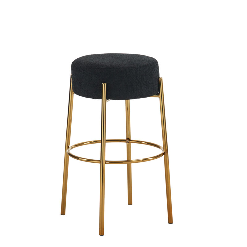 Kynlee Bar Stool, Black, 4, Bar Stool (30" Seat Height)