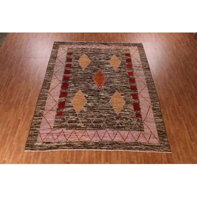 Geometric Moroccan Oriental Large Rug 11x13