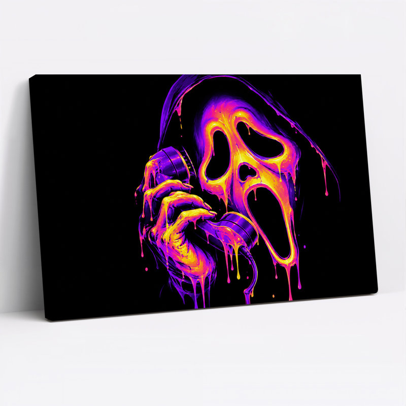 Reproduction d'art sur toile d'Halloween, 20"H x 30"W