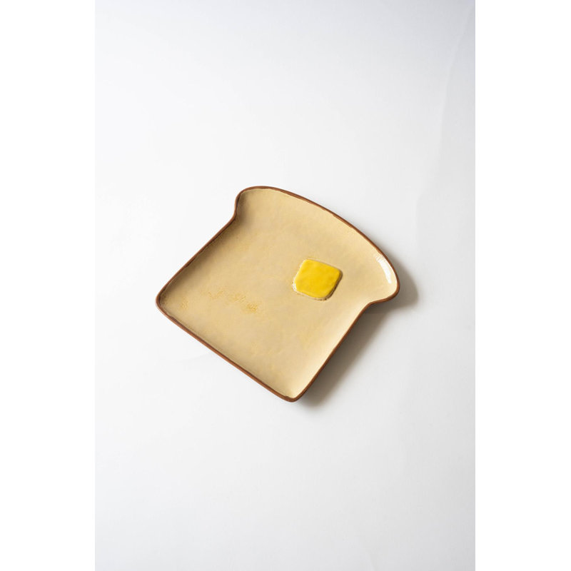  Plat de service en céramique pour rôtir multicolore, H 1 po x l 10 po x P 10 po