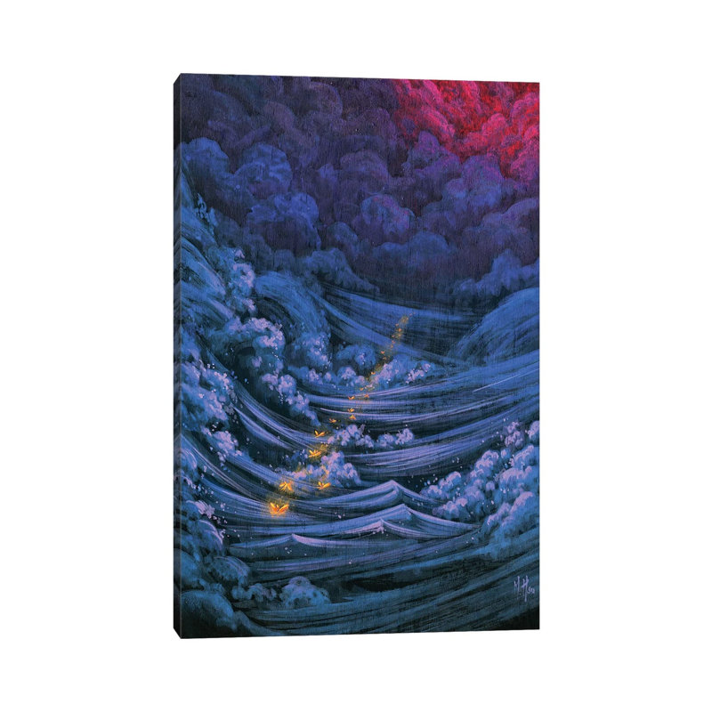 Passage by Martin Hsu - Painting on Canvas, Wrapped Canvas, 20.32 cm H x 30.48 cm W