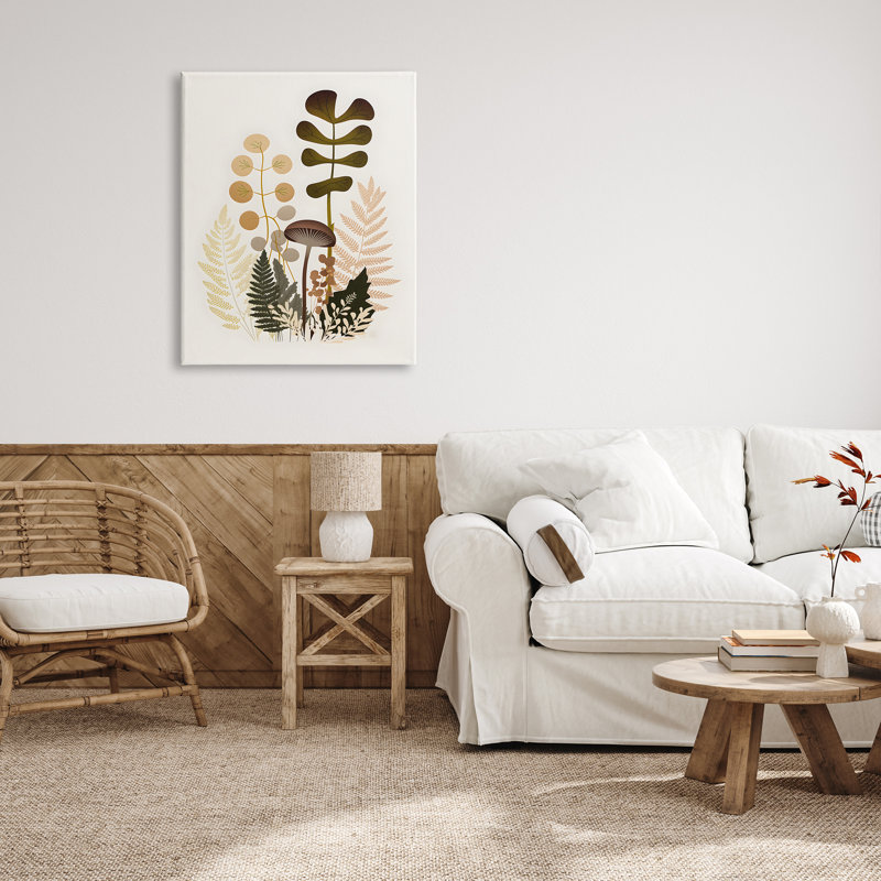 " Neutral Forest Botanicals ", 40" H x 30" W x 1.5" D