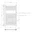 Ailiyah Straight Towel Rail Heated Towel Rails-1988653857