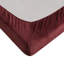 Ensemble de 4 draps pleine grandeur de couleur bourgogne - 100% ultra doux et confortable