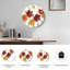"Autumn Leaves", horloge murale en verre-412219014