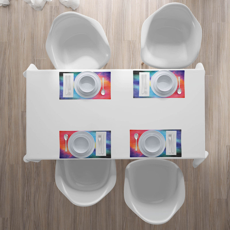 Polyester Abstract Rectangle Placemat
