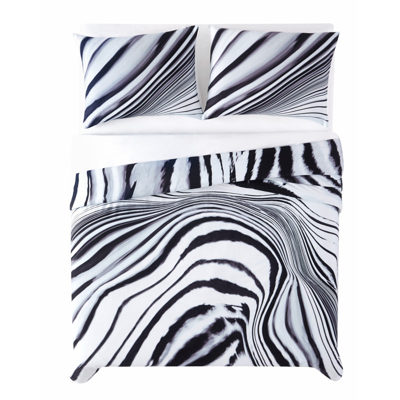 Vince Camuto Muse Duvet Cover Set, Queen Duvet Cover + 2 Shams