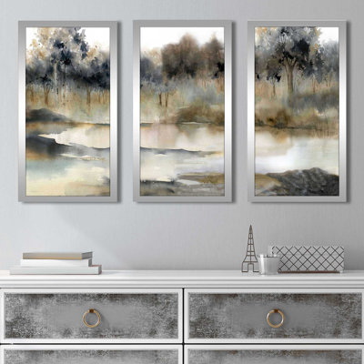 " Serene River " by Carol Robinson 3 - Pieces