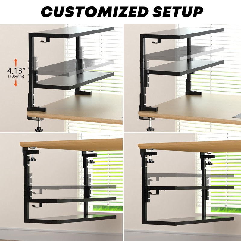 Steel, Manufactured Wood Desk Organiser