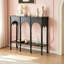 Console rétro en bois massif noir-2075527911-2075527928