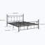 Structure de lit en acier pour grand lit 38,39 po-89150950