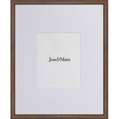 Mabe Wood Beveled Picture Frame with Mat