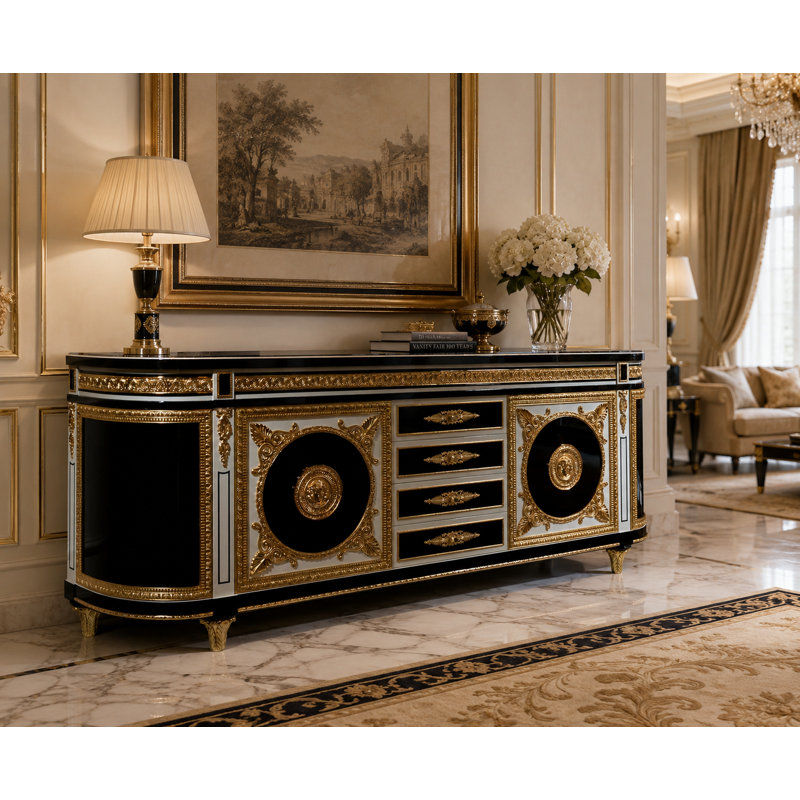 70.9 in. W Solid Wood Sideboard