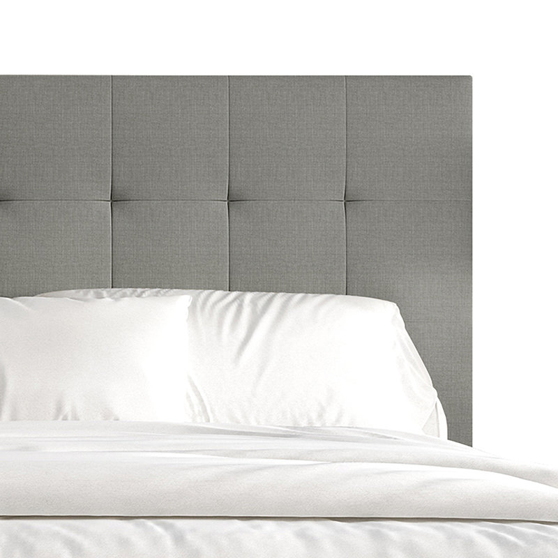 Artemiza Upholstered Platform Bed, Twin, Gray