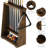 MyGift Wood Pool Cue Rack
