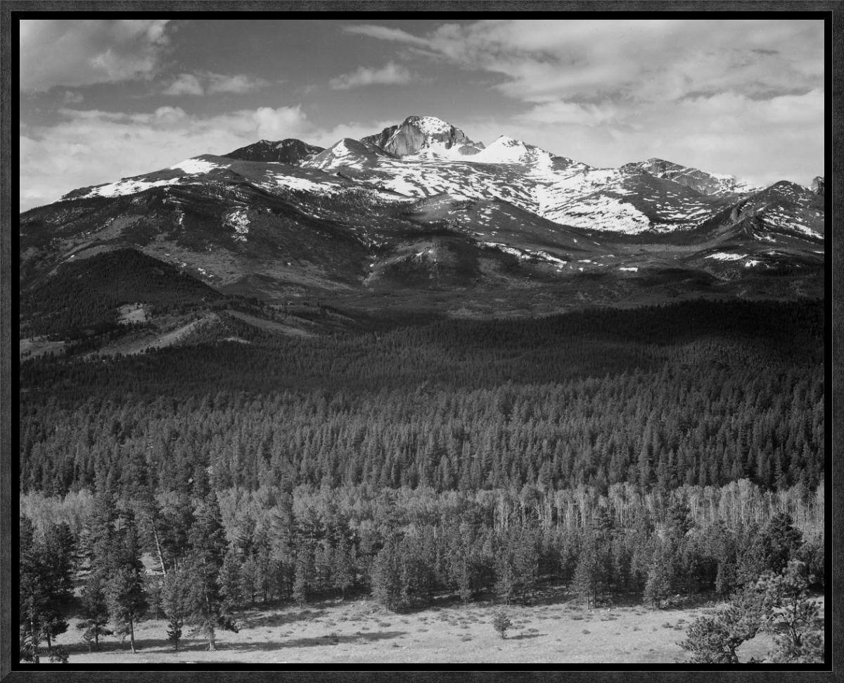 USA, Colorado, Rocky Mountain Nati - Canvas Art Print