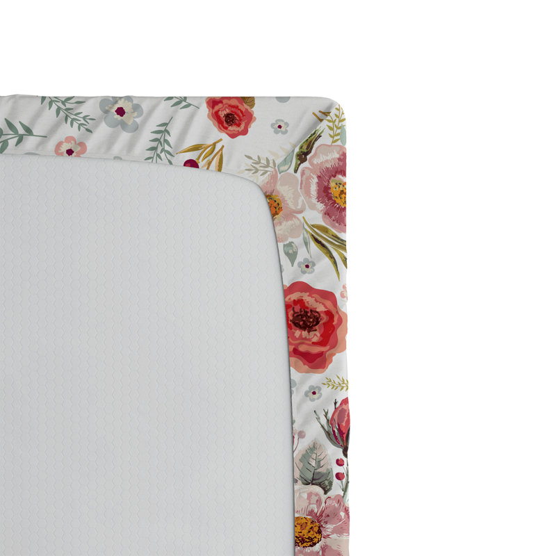 Ensemble de 2 draps-housses Ambesonne, Multicolore / floral 31, Drap-housse de taille très grand
