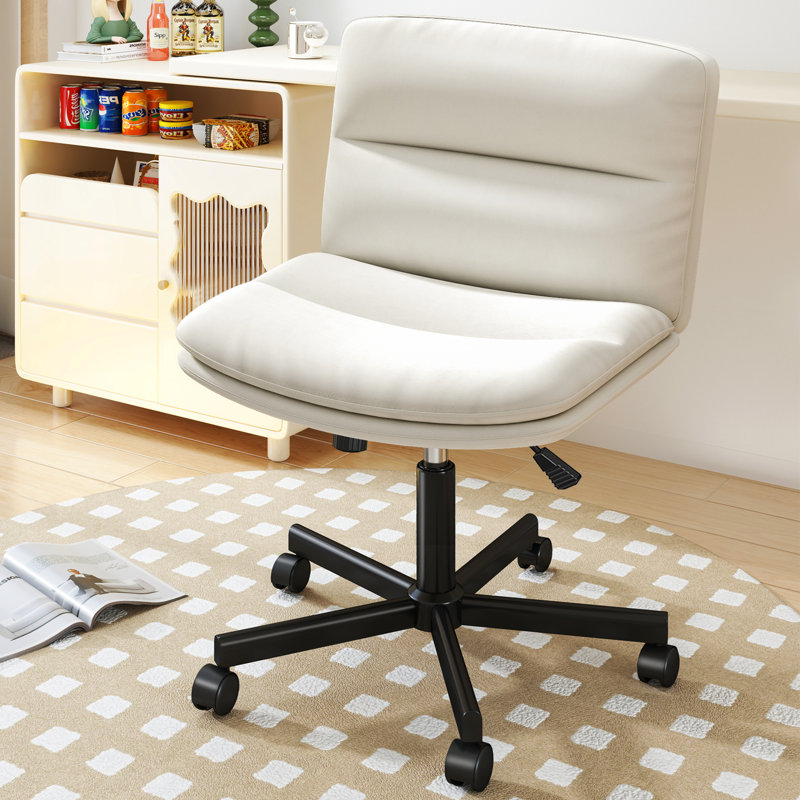 Chaise de bureau pivotante en cuir Pu