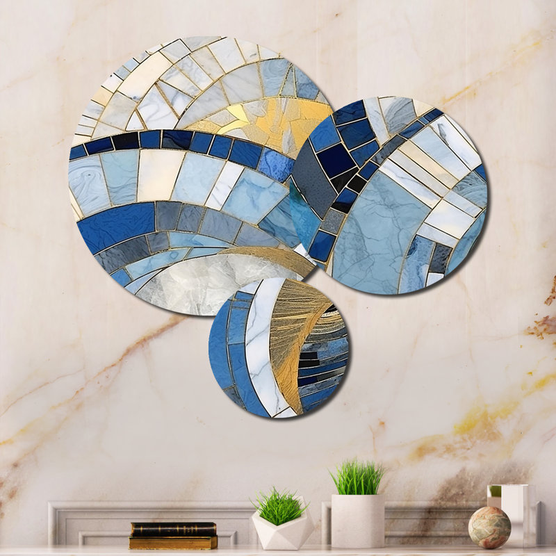 Abstract Wall Decor on Metal