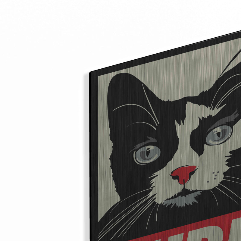 «Purr Propaganda» par Rachel Caldwell, H 16 po x l 12 po