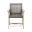 Chaise de salle à manger en bois et osier Hampton (ensemble de 2)-745014069