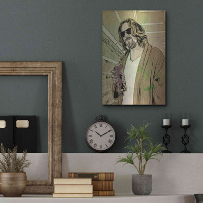 «Dude Lebowski» par Giuseppe Cristiano - impression sans cadre sur métal