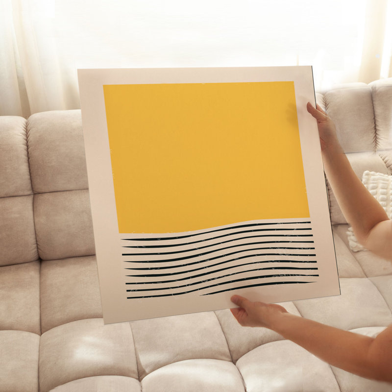 «Abstract Abstract IV», reproduction d'art moderne sans cadre Mid-Century, H 16 po x l 16 po