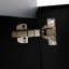 Meuble-lavabo mural flottant 24 po Nankesh avec lavabo en céramique et porte d'armoire à fermeture en douceur, ensemble KD