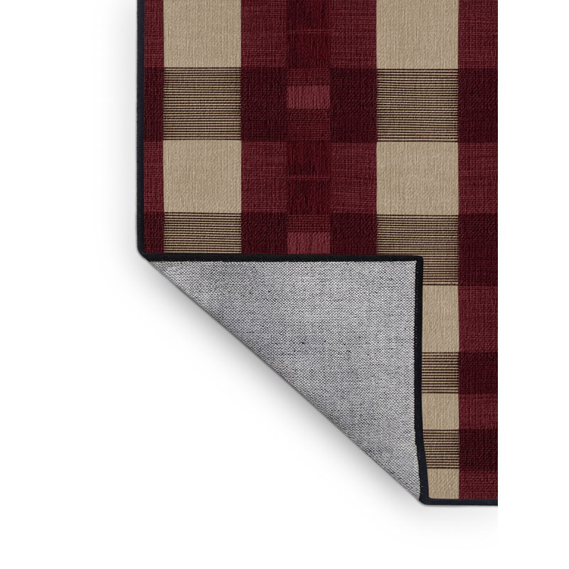 Tapis botanique lavable à la machine, Rond 8 pi