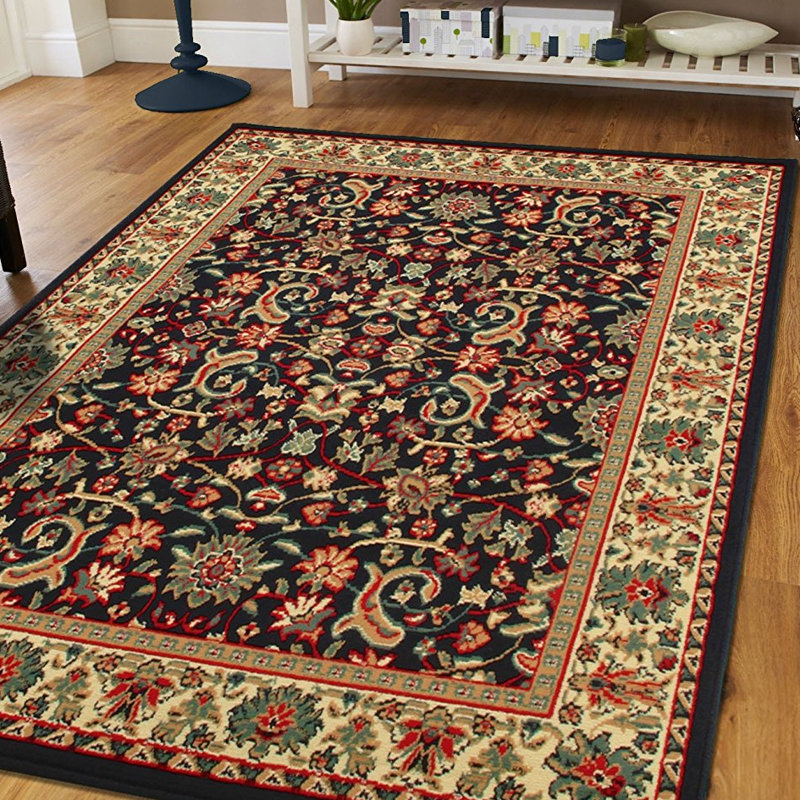 Kulik Floral Indoor / Outdoor Rug, Rectangle 5'3" x 7'6"