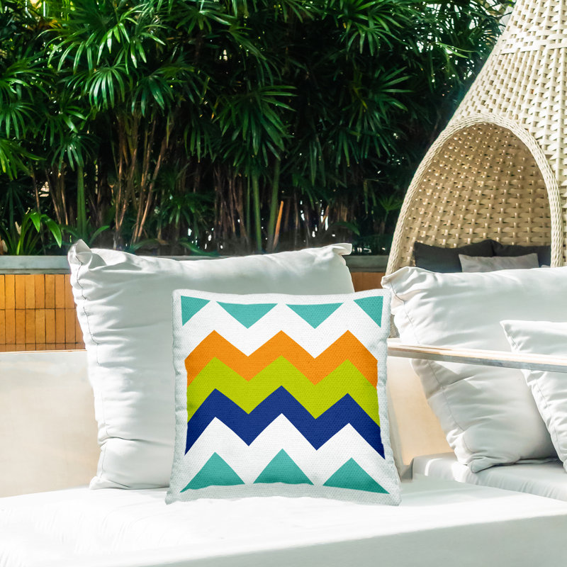 Coussin d'extérieur Bold Zig Zag