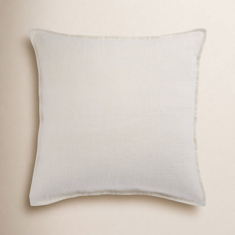 Avey Linen 22'' Throw Pillow, Pillow Cover Only - No Insert