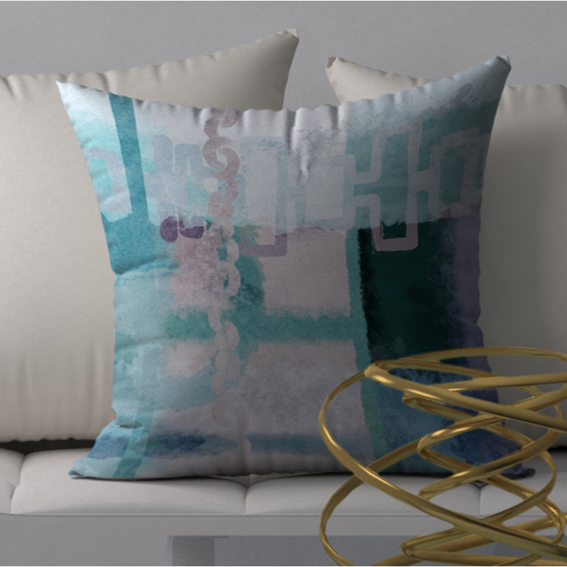 Housse de coussin carrée/insert, 18" x 18"