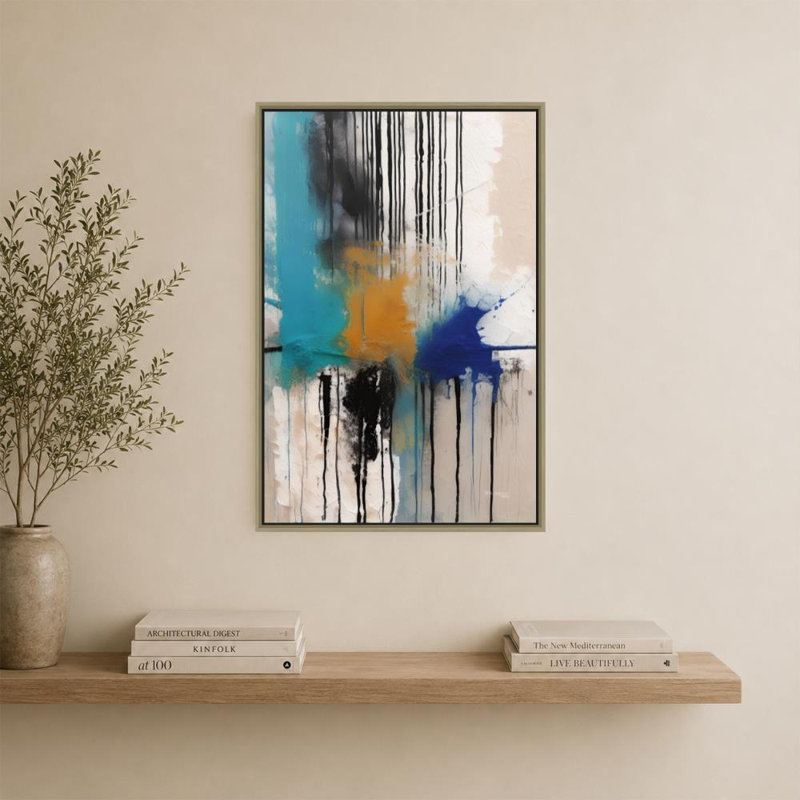 Jean 10: 28 "Eternelle assurance" par Mark Lawrence - Impression sur toile, 24 po x 36 po / cadre flottant champagne