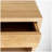 Eck - Scandinavian Style Oak Solid Wood Floating Nightstand With 1 Drawer